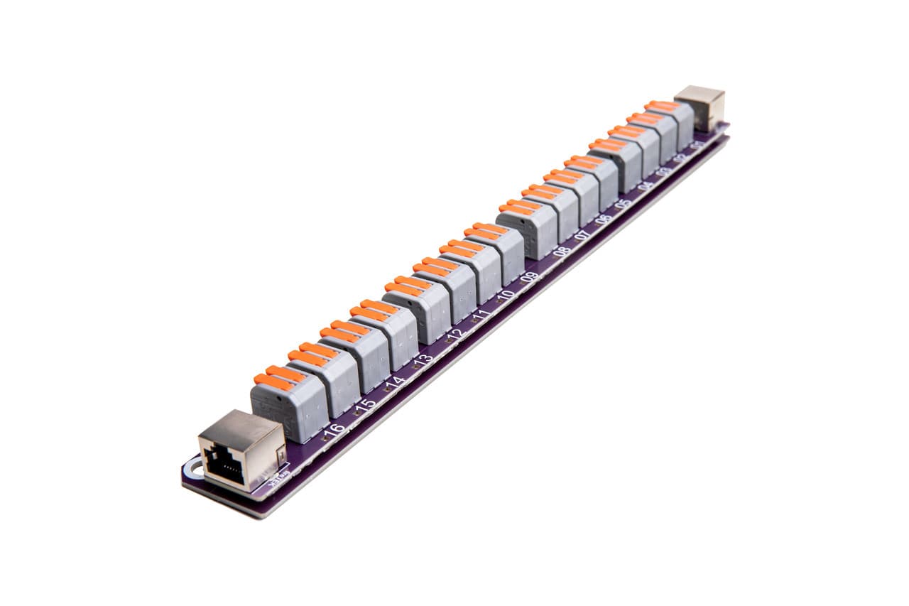fireTEK FQ-16S Screw Terminal Rail (Rev v160222-1, Brand New)